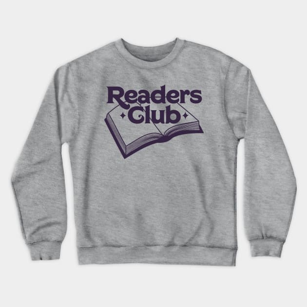 Readers club Crewneck Sweatshirt by PaletteDesigns